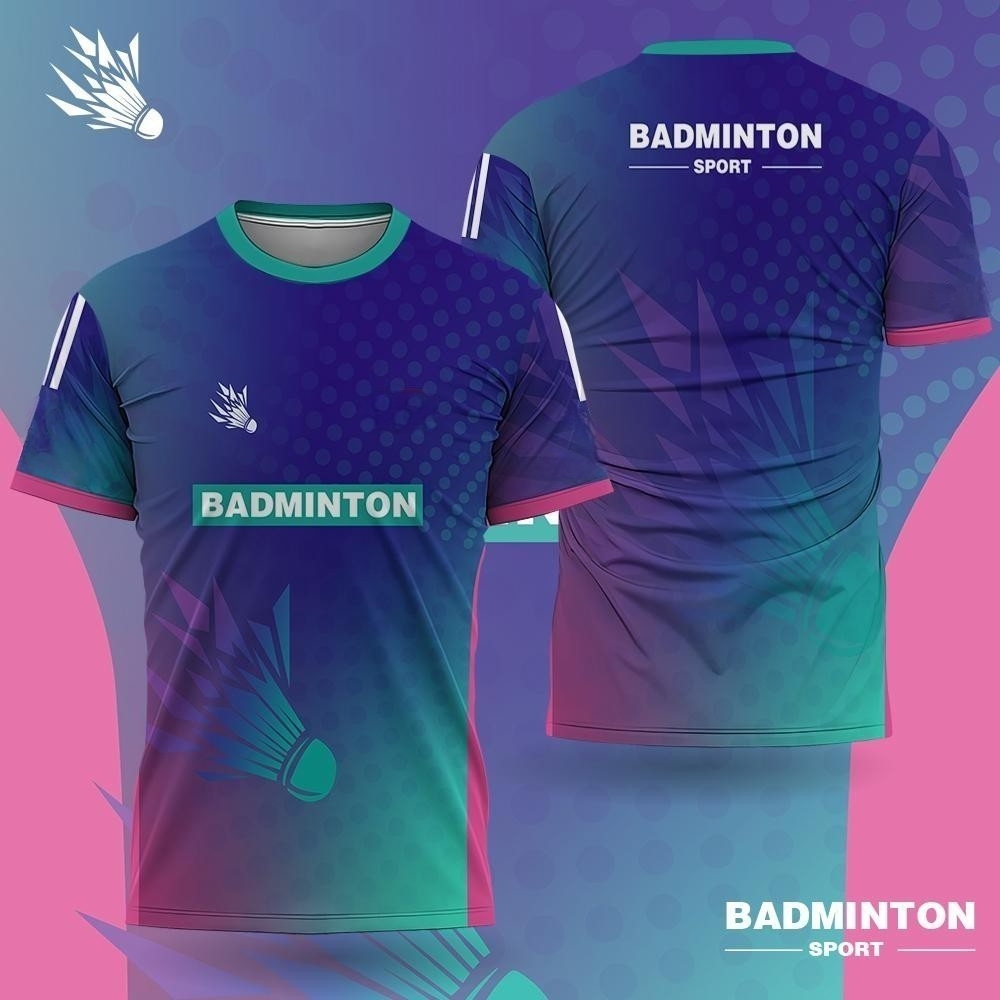 Badminton Aesthetic - Badmintonkleding voor heren Gradiënt 3D-print Badminton