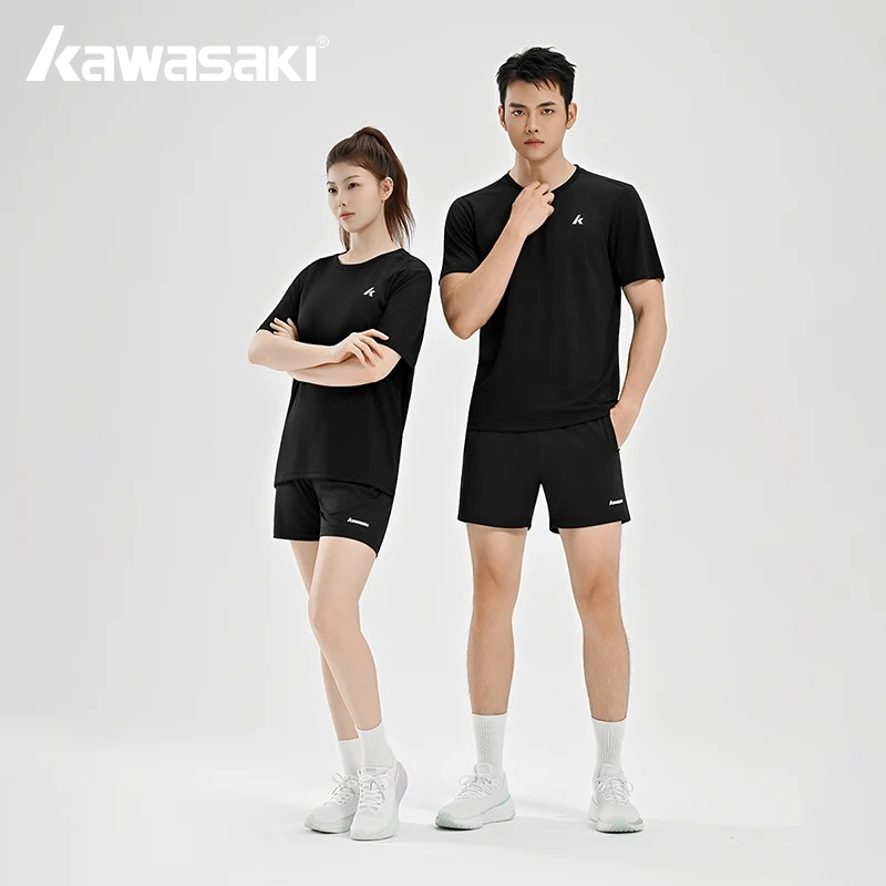 Badminton Aesthetic - Kawasaki Heren Badmintonsets met korte mouwen,