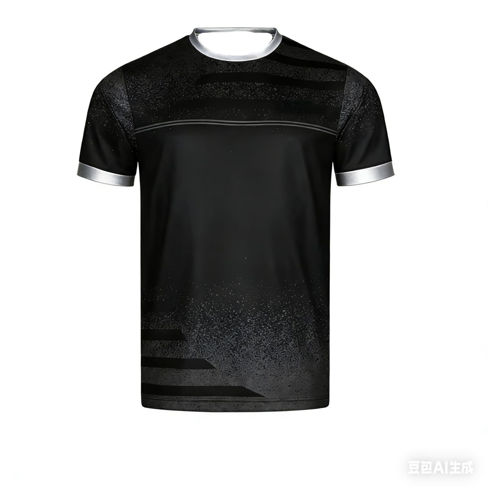 Badminton Aesthetic - Nieuwe Mannen Tafeltennis T-shirt Gradiënt Patroon