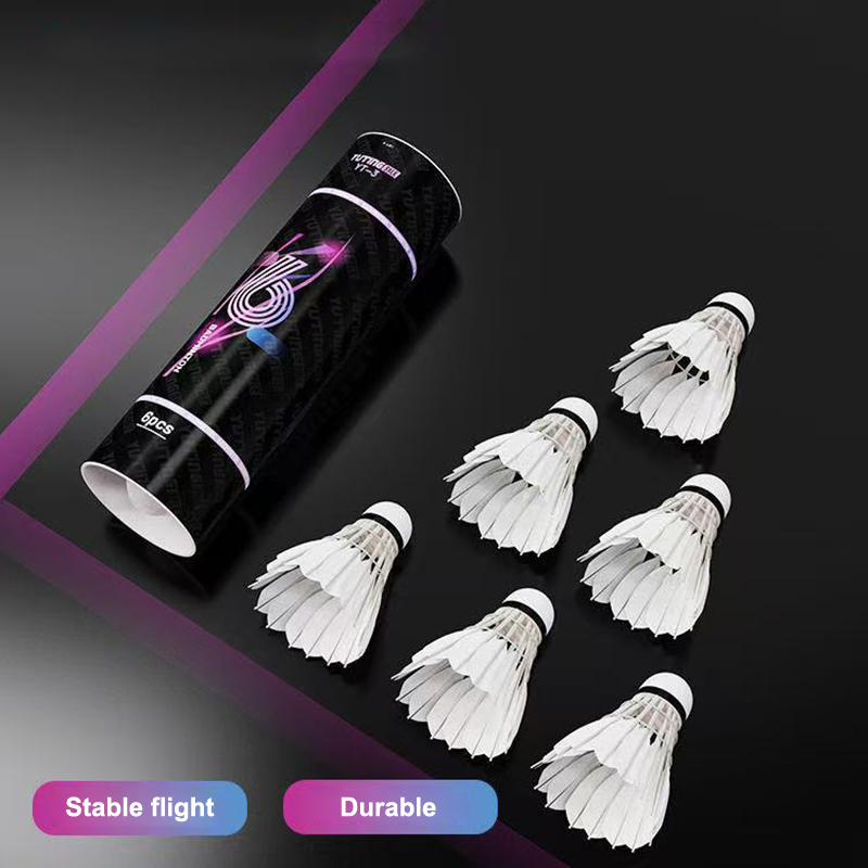 3/6 stuks witte ganzenveren ba - Badminton World recensie en prijs