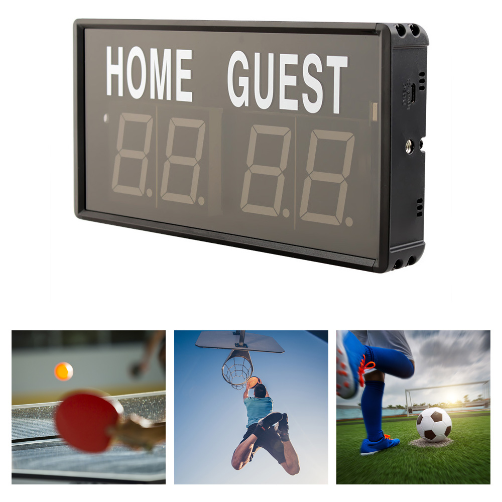 Draagbaar 4-cijferig LED-score - Badminton Scoreboard recensie en prijs